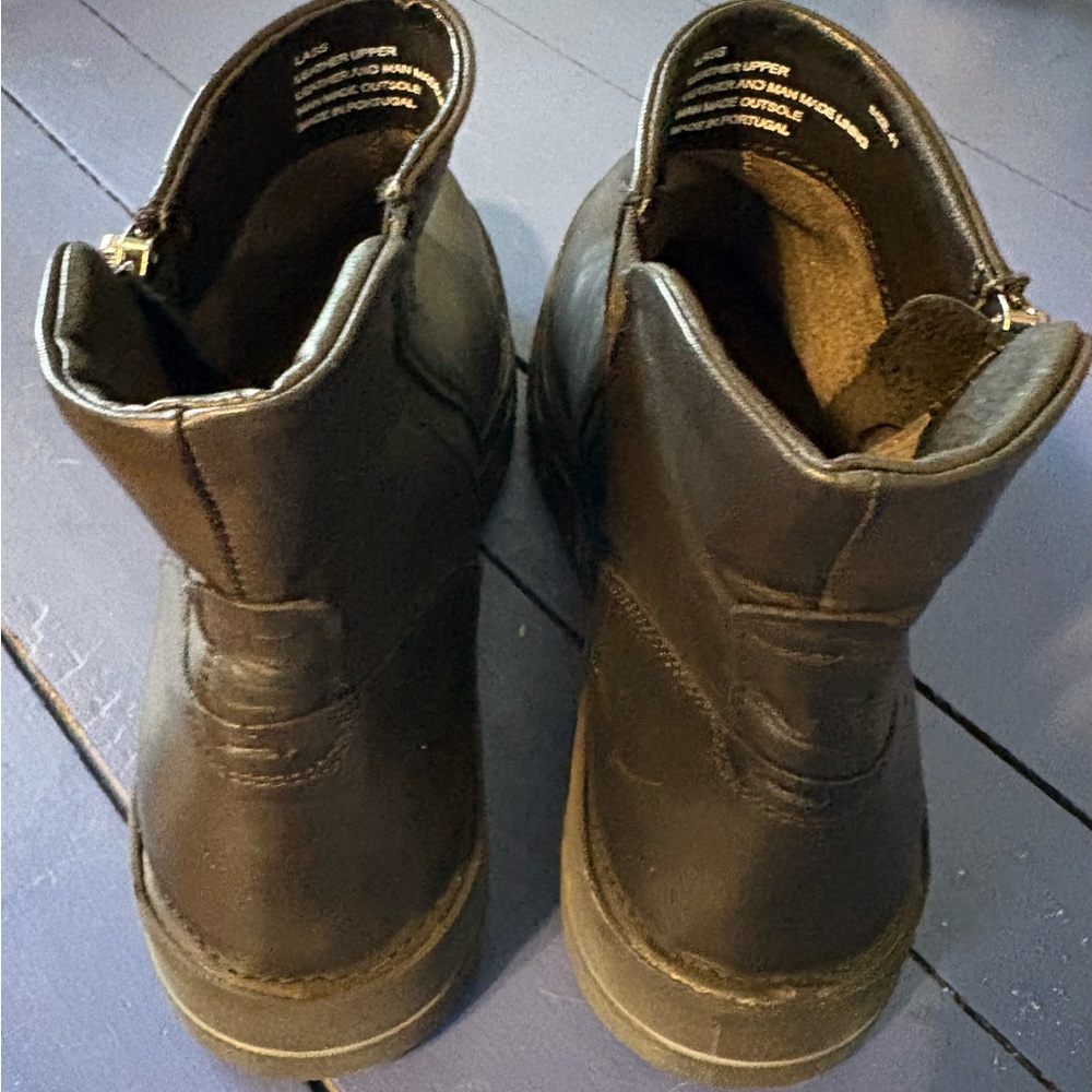 Miz Mooz Black Leather Lass Boots - Picture 5 of 8